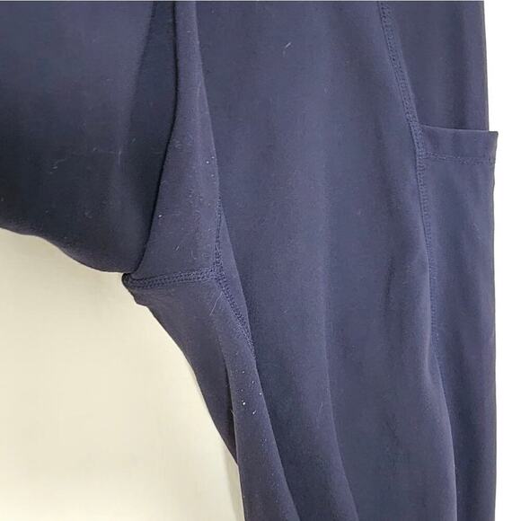 BuffBunny High Waist Pocket Leggings XS Navy Blue - Picture 3 of 6